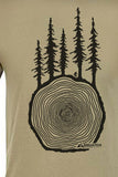 CROSS CUT Tee. Series One Original Black on Light Olive Tee. Original Cross Cut design available on Snowboard and Skateboard Wraps. Product Description •Artwork by Dalton Lovitt, SQUATCH Industries Design  •Screen Printed Graphic Tee •Premium Next Level Short-Sleeve Crew (Light Olive) •100% Combed Cotton Jersey •Available in Small - XXL