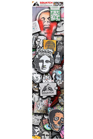 POST ALLEY. Skateboard Wrap Digital art design.  Photo composite of Post Alley at Pikes Place Market in Seattle Washington.