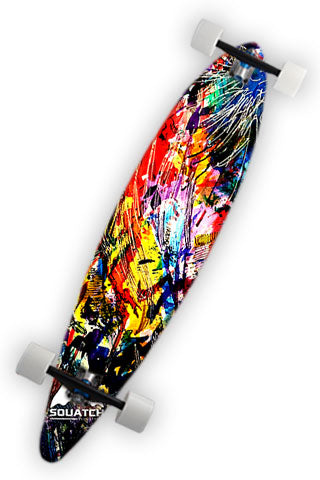 Longboard Wrap from  Origional water color art print.