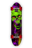 SKULL and SMOKE Skateboard Wrap original digital print.