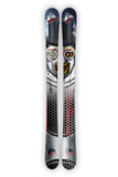 METAL MASK Ski Wrap original graphic print.  Photos and graphics make up this Steampunk inspired design