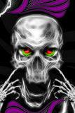 SKULL and WINGS Snowboard wrap original digital print.