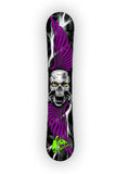 SKULL and WINGS Snowboard wrap original digital print.