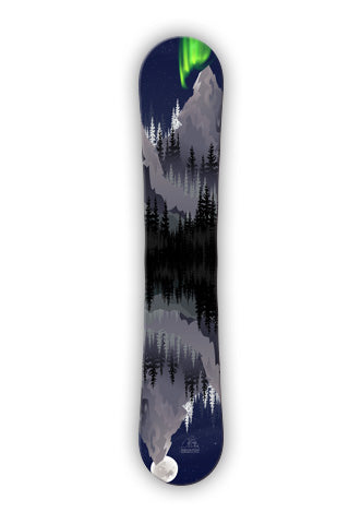 NIGHT IN THE MOUNTAINS Snowboard Wrap