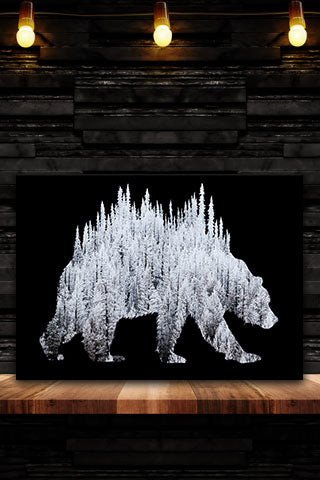 BEAR of FROSTED TREES