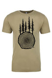 CROSS CUT Tee. Series One Original Black on Light Olive Tee. Original Cross Cut design available on Snowboard and Skateboard Wraps. Product Description •Artwork by Dalton Lovitt, SQUATCH Industries Design  •Screen Printed Graphic Tee •Premium Next Level Short-Sleeve Crew (Light Olive) •100% Combed Cotton Jersey •Available in Small - XXL