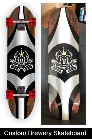 Future Primitive Brewery Custom Skateboard Wrap