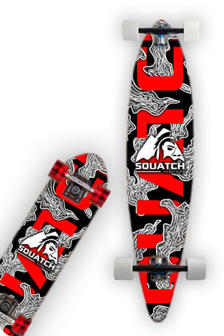 RED MAYHEM Skateboard / Longboard Wrap