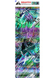 INDUCED STATE.  Skateboard wrap and Longboard wrap is a multi level abstract digital painting. It represents how the mind can work.  Maybe how it's working when you're heading down the hill.