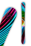 LASER SHOW. This Ski wraps are from a photograph of an actual laser show. Clean vibrant colors are the hallmark of this ski wrap design.