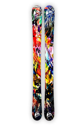 Snow Ski Wraps from  Origional water color art print.