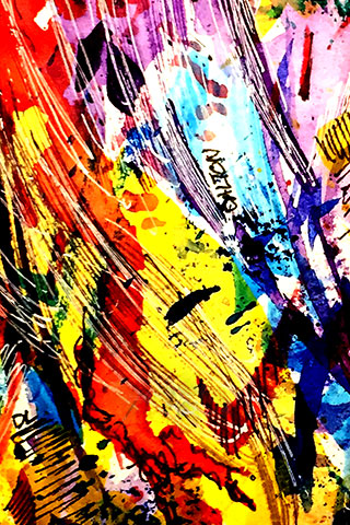 ABSTRACT EMOTION.  This Snowboard wrap is from an abstract painting collection, originally using acrylic and water color.  The print was photographed for this special wrap. More from this painting will be coming. Sizes:   Large:  67”H x 13”W -  170cm x 33cm Small:  60”H x 12”W -  152.5cm x 30.5cm    See the ABSTRACT EMOTION prints on our SQUATCH Industries Art Collection page.