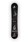 INTO THE FOREST.  This Snowboard wrap is a dark wood design that represents the deep forest we all go out to and enjoy